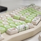 Panda 104+38 MOA Profile Keycap Set Cherry MX PBT Dye-subbed for Mechanical Gaming Keyboard